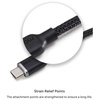 image:imageMophie Charge Stream USBC to USBC 2m6ft Cable  60W Power Delivery Enduraflex Silicone UltraDurable Braided Design for Everyday Use10 ft