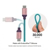 image:imageMophie Charge Stream USBC to USBC 2m6ft Cable  60W Power Delivery Enduraflex Silicone UltraDurable Braided Design for Everyday Use3 ft
