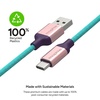 image:imageMophie Charge Stream USBC to USBC 2m6ft Cable  60W Power Delivery Enduraflex Silicone UltraDurable Braided Design for Everyday Use3 ft