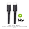 image:imageMophie Charge Stream USBC to USBC 2m6ft Cable  60W Power Delivery Enduraflex Silicone UltraDurable Braided Design for Everyday Use3 ft