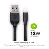 image:imageMophie Charge Stream USBC to USBC 2m6ft Cable  60W Power Delivery Enduraflex Silicone UltraDurable Braided Design for Everyday Use3 ft