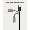 image:imageMophie Charge Stream USBC to USBC 2m6ft Cable  60W Power Delivery Enduraflex Silicone UltraDurable Braided Design for Everyday Use3 ft