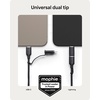 image:imageMophie Charge Stream USBC to USBC 2m6ft Cable  60W Power Delivery Enduraflex Silicone UltraDurable Braided Design for Everyday Use3 ft