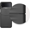 image:imageZAGG Bridgetown Slim Black Case for Samsung Galaxy Z Flip4 5G  Hinge Design D3O Bio Reinforced 10ft Drop Protection Wireless Charging Compatible Black