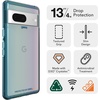 image:imageZAGG Gear4 Denali Google Pixel 7 Phone Case Green D30 Drop Protection up to 13ft  4m Wrks with Wireless Charging Systems Lightweight and TransparentBlack Swirl