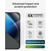 image:imageZAGG Glass Elite Google Pixel 9 Pro Fold Screen Protector Front Screen Only  UltraStrong Tempered Glass with Recycled Content Fingerprint Resistant Easy InstallationGoogle Pixel 10a