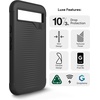 image:imageZAGG Luxe Google Pixel 8 Pro Case  Slim amp Stylish Design with 10ft Drop Protection Made from 100 Recycled Content Wireless Charging Compatible Phone Case ClearBlack