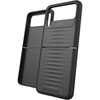 image:imageZAGG Bridgetown Slim Black Case for Samsung Galaxy Z Flip4 5G  Hinge Design D3O Bio Reinforced 10ft Drop Protection Wireless Charging Compatible Black