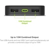 image:imagemophie Powerstation XL Power Bank 202320000 mAh Large Internal Battery 2 USBA Ports and 1 20W USBC PD Fast Charging InputOutput Port TravelFriendly10 000 mAh