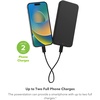 image:imagemophie Powerstation XL Power Bank 202320000 mAh Large Internal Battery 2 USBA Ports and 1 20W USBC PD Fast Charging InputOutput Port TravelFriendly10 000 mAh