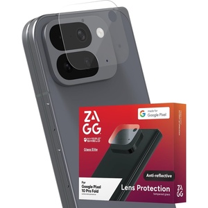 image:imageZAGG Glass Elite AntiReflective Google Pixel 10 Pro Fold Camera Lens Protector  AntiGlare Technology Scratch amp Impact Resistant SmudgeFree InvisibleShield Recycled Materials Precise FitGoogle Pixel 10 Pro Fold