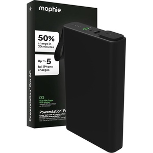 image:imagemophie Powerstation XL Power Bank 202320000 mAh Large Internal Battery 2 USBA Ports and 1 20W USBC PD Fast Charging InputOutput Port TravelFriendly27 000 mAh