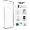 image:imageZAGG Crystal Palace Lite Google Pixel 1010 Pro Case  Crystal Clear UltraSlim 10ft Drop Protection Graphene Strength AntiYellowing Wireless Charging Compatible ClearGoogle Pixel 8a