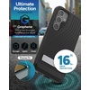 image:imageZAGG Denali Samsung Galaxy S24 Case with Kickstand  GrapheneInfused Dual Layer Protection 16ft Drop Resistant EcoFriendly Design BlackBlack