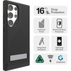 image:imageZAGG Denali Samsung Galaxy S24 Case with Kickstand  GrapheneInfused Dual Layer Protection 16ft Drop Resistant EcoFriendly Design BlackBlack