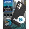 image:imageZAGG Denali Samsung Galaxy S24 Case with Kickstand  GrapheneInfused Dual Layer Protection 16ft Drop Resistant EcoFriendly Design BlackBlack