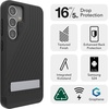 image:imageZAGG Denali Samsung Galaxy S24 Case with Kickstand  GrapheneInfused Dual Layer Protection 16ft Drop Resistant EcoFriendly Design BlackBlack