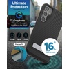 image:imageZAGG Denali Samsung Galaxy S24 Case with Kickstand  GrapheneInfused Dual Layer Protection 16ft Drop Resistant EcoFriendly Design BlackBlack