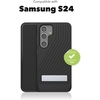 image:imageZAGG Denali Samsung Galaxy S24 Case with Kickstand  GrapheneInfused Dual Layer Protection 16ft Drop Resistant EcoFriendly Design BlackBlack