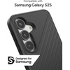 image:imageZAGG Denali Samsung Galaxy S25 Case with Kickstand  16ft Drop Protection GrapheneInfused Wireless Charging Compatible Rugged DualLayer Design Navy BlueBlack