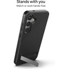 image:imageZAGG Denali Samsung Galaxy S25 Case with Kickstand  16ft Drop Protection GrapheneInfused Wireless Charging Compatible Rugged DualLayer Design Navy BlueBlack
