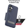 image:imageZAGG Denali Samsung Galaxy S25 Case with Kickstand  16ft Drop Protection GrapheneInfused Wireless Charging Compatible Rugged DualLayer Design Navy BlueNavy Blue