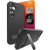image:imageZAGG Denali Samsung Galaxy S25 Case with Kickstand  16ft Drop Protection GrapheneInfused Wireless Charging Compatible Rugged DualLayer Design Navy BlueBlack