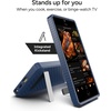 image:imageZAGG Denali Samsung Galaxy S25 Case with Kickstand  16ft Drop Protection GrapheneInfused Wireless Charging Compatible Rugged DualLayer Design Navy BlueNavy Blue