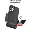 image:imageZAGG Denali Samsung Galaxy S25 Case with Kickstand  16ft Drop Protection GrapheneInfused Wireless Charging Compatible Rugged DualLayer Design Navy BlueBlack