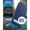 image:imageZAGG Everest Samsung Galaxy S24 Case  Extreme TripleLayer GrapheneEnhanced Protection 20ft Drop Resistant EcoFriendly NonSlip Grip BlackNavy Blue