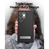 image:imageZAGG Everest Samsung Galaxy S24 Ultra Case with Kickstand  Triple Layer GrapheneInfused Drop Protection up to 20ft EcoFriendly Design Textured Grip Black