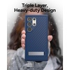 image:imageZAGG Everest Samsung Galaxy S24 Ultra Case with Kickstand  Triple Layer GrapheneInfused Drop Protection up to 20ft EcoFriendly Design Textured Grip Navy Blue