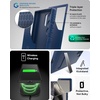 image:imageZAGG Everest Samsung Galaxy S24 Ultra Case with Kickstand  Triple Layer GrapheneInfused Drop Protection up to 20ft EcoFriendly Design Textured Grip Navy Blue