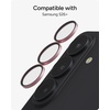 image:imageZAGG Glass Elite AntiReflective Samsung Galaxy Z Flip6 Camera Lens Protector  Tempered Glass Lens Protector with Polycarbonate Frame 5X Stronger Maximum Scratch Protection Smudge ResistantPink