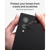 image:imageZAGG Glass Elite AntiReflective Samsung Galaxy Z Flip6 Camera Lens Protector  Tempered Glass Lens Protector with Polycarbonate Frame 5X Stronger Maximum Scratch Protection Smudge ResistantBlack