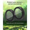 image:imageZAGG Glass Elite AntiReflective Samsung Galaxy Z Flip6 Camera Lens Protector  Tempered Glass Lens Protector with Polycarbonate Frame 5X Stronger Maximum Scratch Protection Smudge ResistantBlack