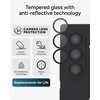 image:imageZAGG Glass Elite AntiReflective Samsung Galaxy Z Flip6 Camera Lens Protector  Tempered Glass Lens Protector with Polycarbonate Frame 5X Stronger Maximum Scratch Protection Smudge ResistantBlack