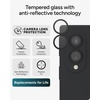 image:imageZAGG Glass Elite AntiReflective Samsung Galaxy Z Flip6 Camera Lens Protector  Tempered Glass Lens Protector with Polycarbonate Frame 5X Stronger Maximum Scratch Protection Smudge ResistantBlack