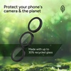 image:imageZAGG Glass Elite AntiReflective Samsung Galaxy Z Flip6 Camera Lens Protector  Tempered Glass Lens Protector with Polycarbonate Frame 5X Stronger Maximum Scratch Protection Smudge ResistantBlack