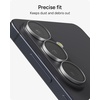 image:imageZAGG Glass Elite AntiReflective Samsung Galaxy Z Flip6 Camera Lens Protector  Tempered Glass Lens Protector with Polycarbonate Frame 5X Stronger Maximum Scratch Protection Smudge ResistantSilver