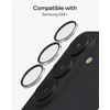 image:imageZAGG Glass Elite AntiReflective Samsung Galaxy Z Flip6 Camera Lens Protector  Tempered Glass Lens Protector with Polycarbonate Frame 5X Stronger Maximum Scratch Protection Smudge ResistantSilver