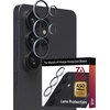 image:imageZAGG Glass Elite AntiReflective Samsung Galaxy Z Flip6 Camera Lens Protector  Tempered Glass Lens Protector with Polycarbonate Frame 5X Stronger Maximum Scratch Protection Smudge ResistantBlue