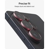 image:imageZAGG Glass Elite AntiReflective Samsung Galaxy Z Flip6 Camera Lens Protector  Tempered Glass Lens Protector with Polycarbonate Frame 5X Stronger Maximum Scratch Protection Smudge ResistantPink