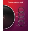 image:imageZAGG Glass Elite AntiReflective Samsung Galaxy Z Flip6 Camera Lens Protector  Tempered Glass Lens Protector with Polycarbonate Frame 5X Stronger Maximum Scratch Protection Smudge ResistantSilver