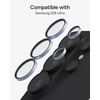 image:imageZAGG Glass Elite AntiReflective Samsung Galaxy Z Flip6 Camera Lens Protector  Tempered Glass Lens Protector with Polycarbonate Frame 5X Stronger Maximum Scratch Protection Smudge ResistantBlue
