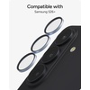 image:imageZAGG Glass Elite AntiReflective Samsung Galaxy Z Flip6 Camera Lens Protector  Tempered Glass Lens Protector with Polycarbonate Frame 5X Stronger Maximum Scratch Protection Smudge ResistantBlue