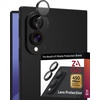 image:imageZAGG Glass Elite AntiReflective Samsung Galaxy Z Flip6 Camera Lens Protector  Tempered Glass Lens Protector with Polycarbonate Frame 5X Stronger Maximum Scratch Protection Smudge ResistantBlack