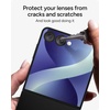 image:imageZAGG Glass Elite AntiReflective Samsung Galaxy Z Flip6 Camera Lens Protector  Tempered Glass Lens Protector with Polycarbonate Frame 5X Stronger Maximum Scratch Protection Smudge ResistantBlack