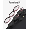 image:imageZAGG Glass Elite AntiReflective Samsung Galaxy Z Flip6 Camera Lens Protector  Tempered Glass Lens Protector with Polycarbonate Frame 5X Stronger Maximum Scratch Protection Smudge ResistantPink