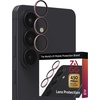 image:imageZAGG Glass Elite AntiReflective Samsung Galaxy Z Flip6 Camera Lens Protector  Tempered Glass Lens Protector with Polycarbonate Frame 5X Stronger Maximum Scratch Protection Smudge ResistantPink